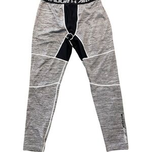 Under Armour Twist ColdGear Men’s Gray and Black Compression Leggings XXL